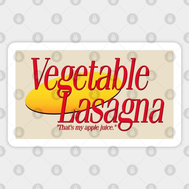 Veggie Lasagna Magnet by ModernPop